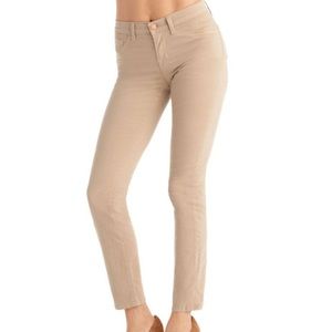 J BRAND Skinny Leg Twill Pants in Moccasin